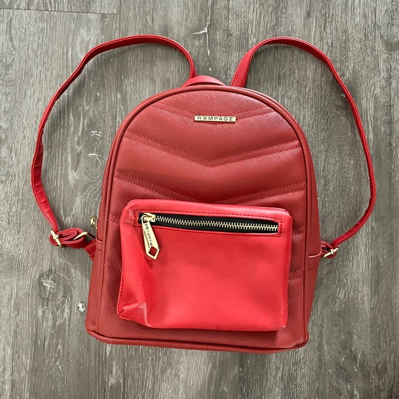 Rampage Bags Rampage Small Backpack Purse Red Poshmark